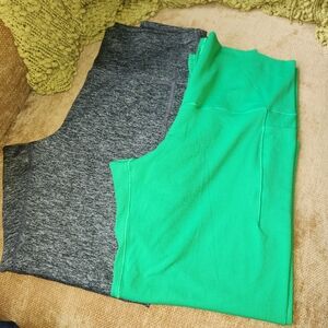 2 Pair Of Offline By Aerie Athletic Leggings